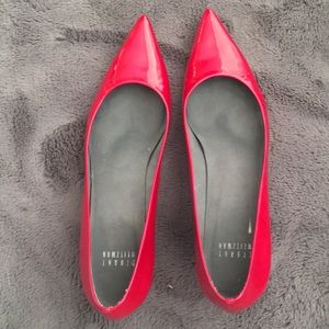 Stuart Weitzman pumps ruby red in patent leather